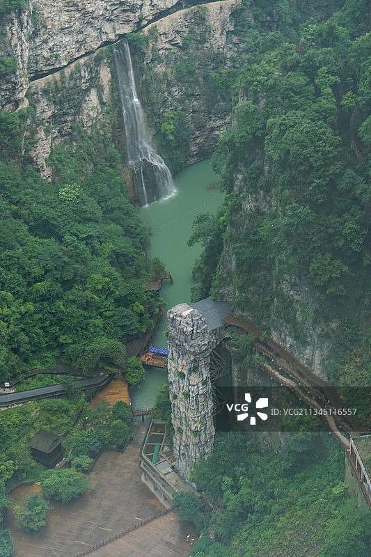 张家界大峡谷风光(四)图片素材