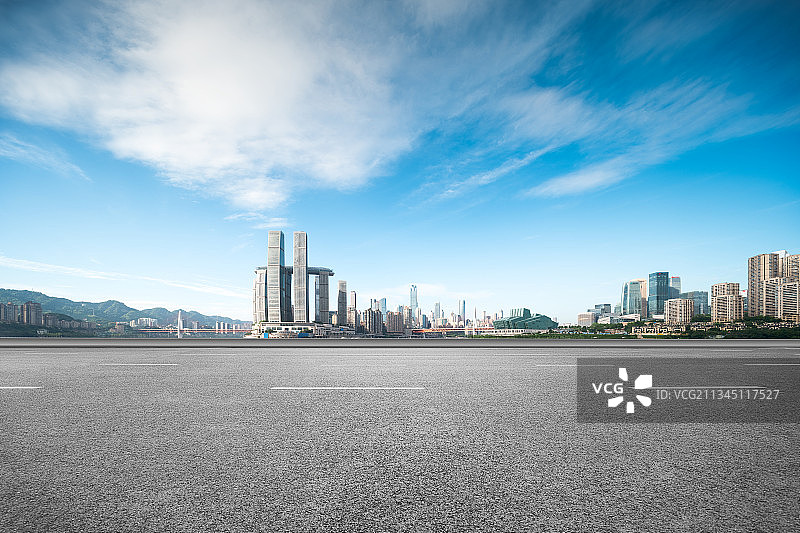 重庆市南滨路长嘉汇汽车广告背景图图片素材