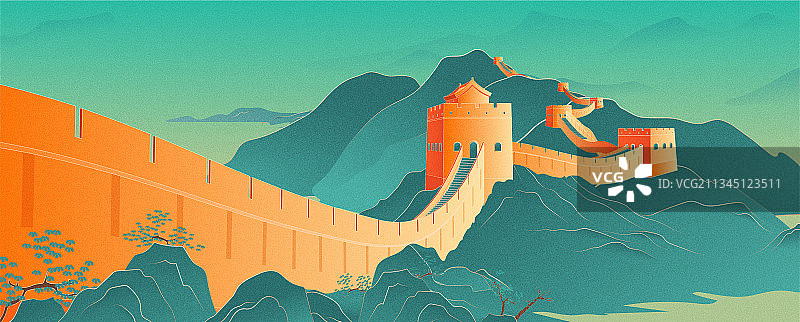 万里长城图片素材