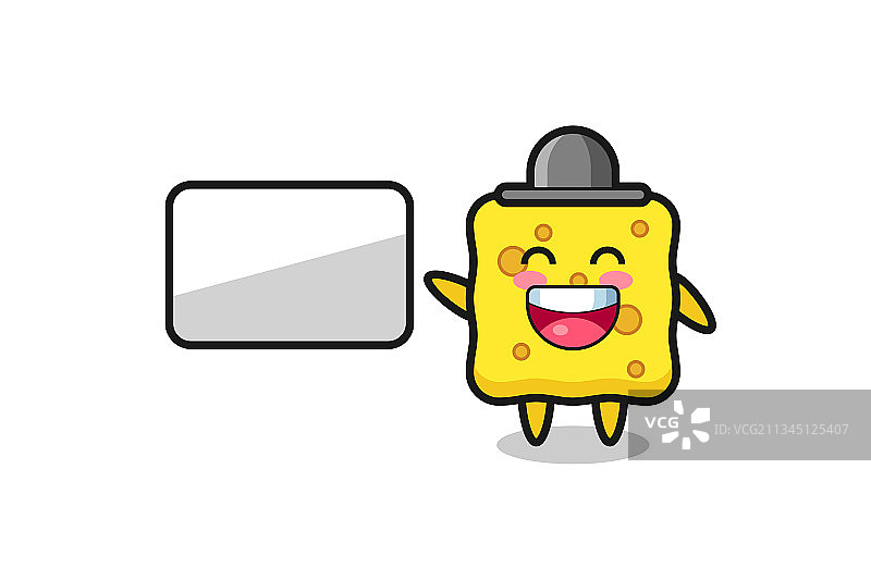 海绵卡通演示图片素材