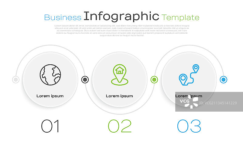 地球仪与房屋位置图片素材
