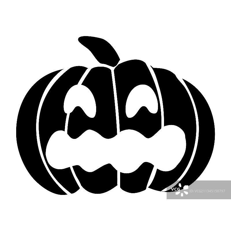黑色南瓜灯图片素材