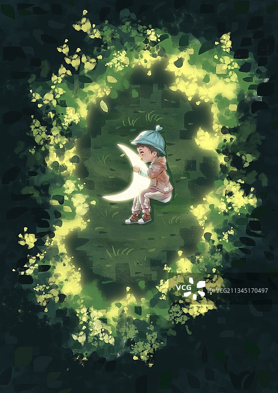 月亮的温柔图片素材