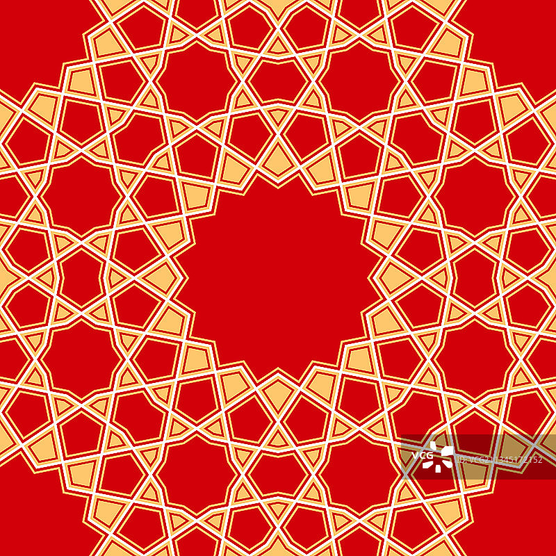 几何伊斯兰无缝图案图片素材