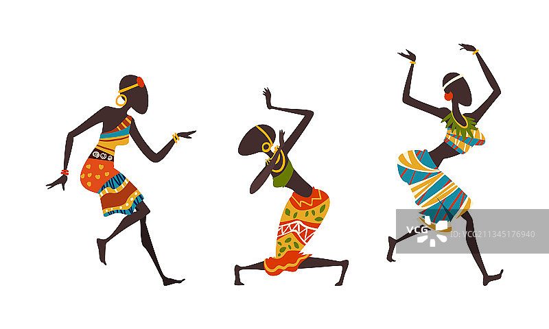 非洲人民跳民族舞合集图片素材
