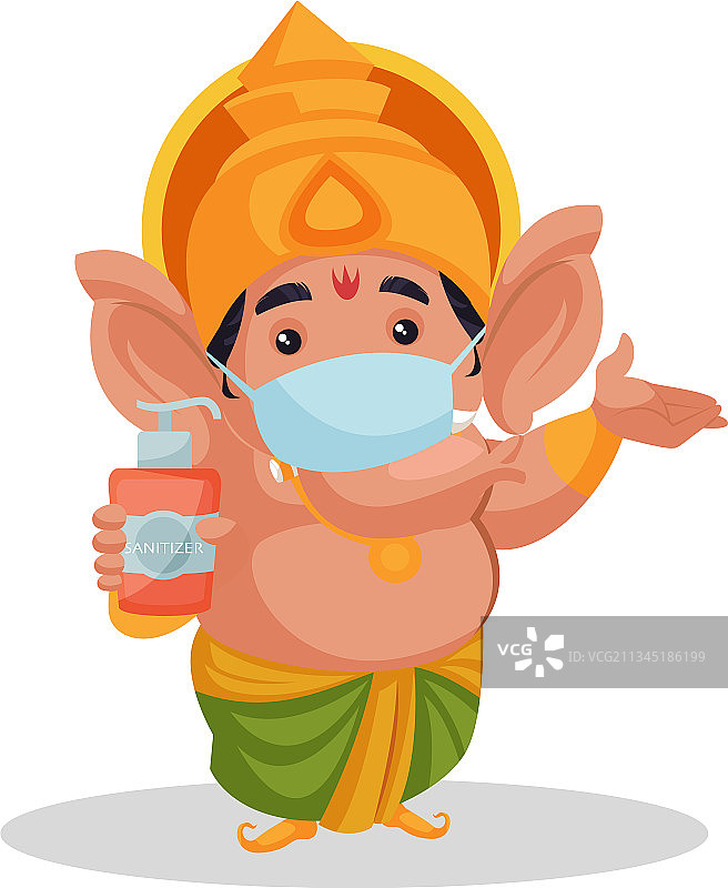 卡通象头神图片素材