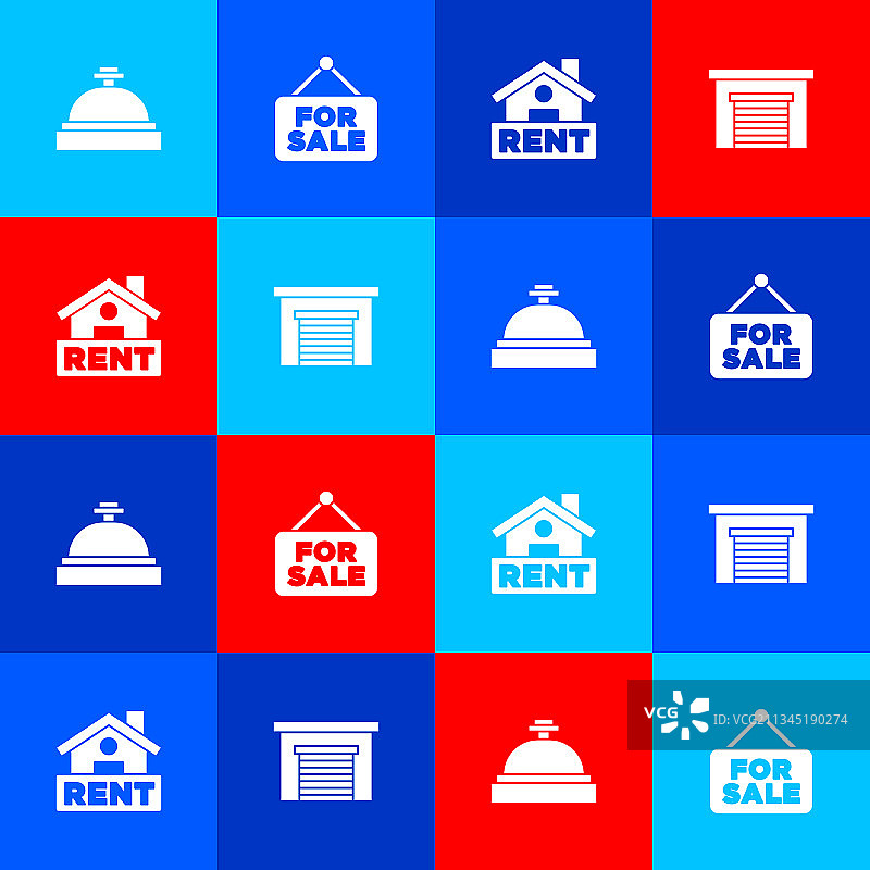 酒店服务铃促销标志图片素材