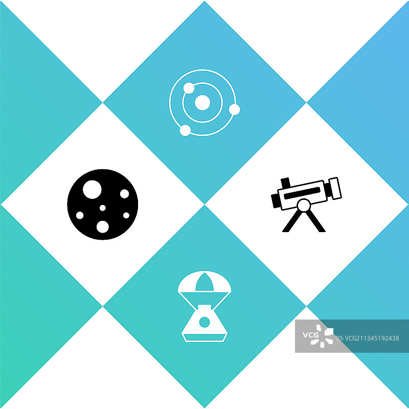 火星、太空舱和太阳系图片素材