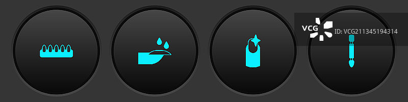 假指甲美甲角质层推杆套装图片素材