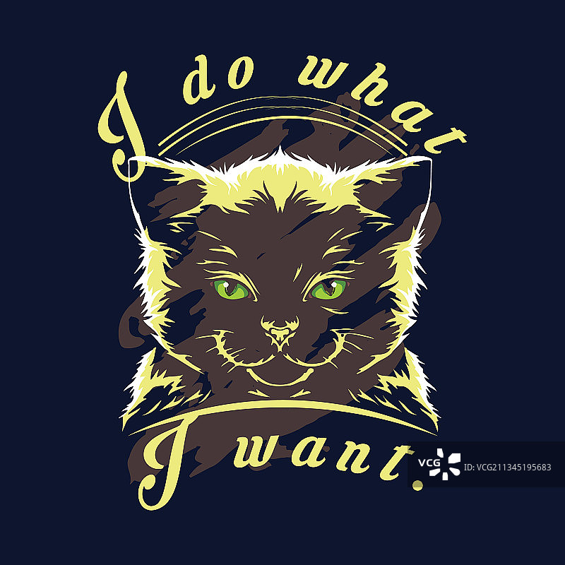 我行我素标语T恤设计图片素材