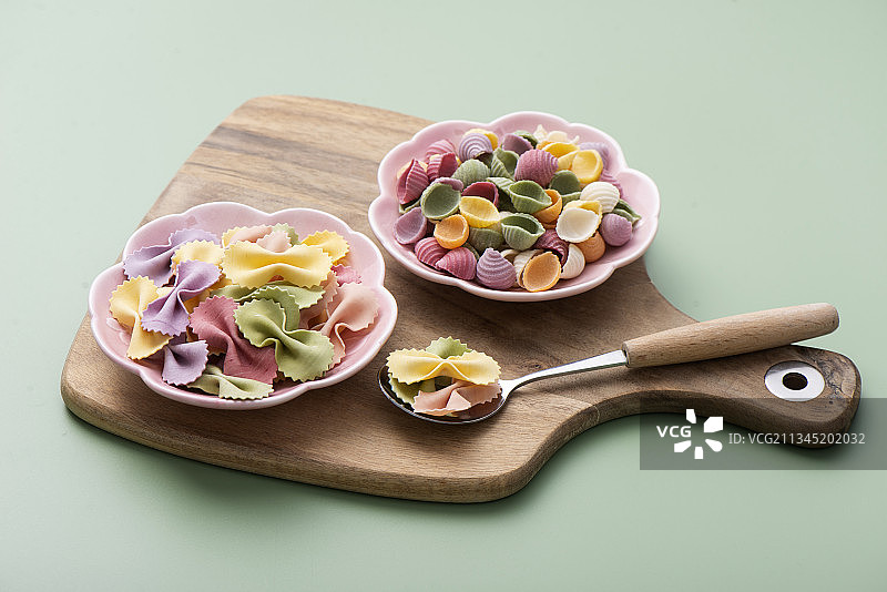 蔬菜面 蝴蝶面 面片图片素材