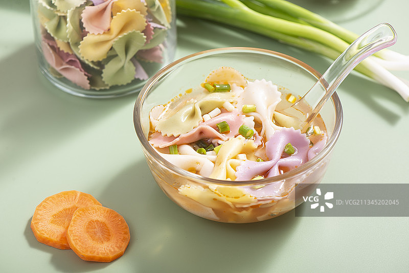 蔬菜面 蝴蝶面 面片图片素材