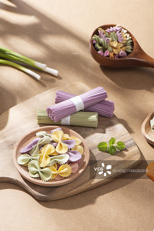 蔬菜面 蝴蝶面 面片图片素材