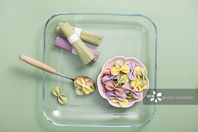 蔬菜面 蝴蝶面 面片图片素材