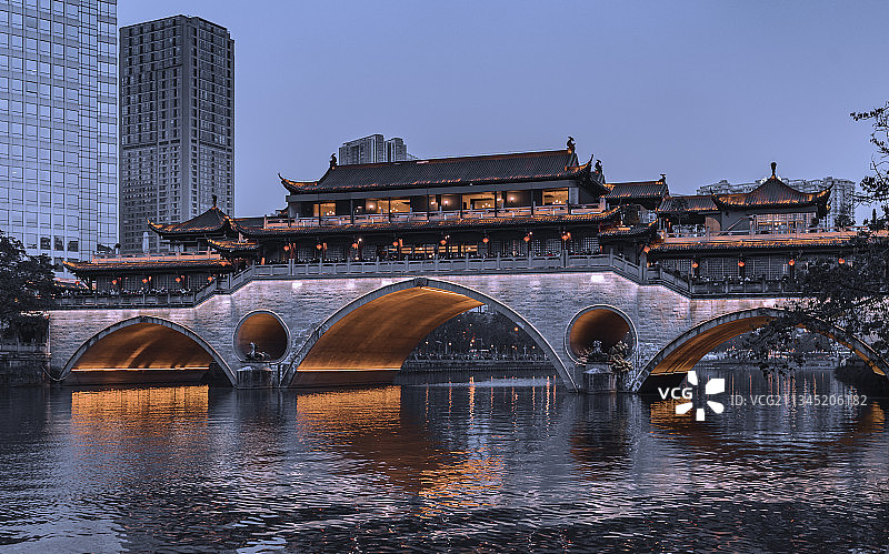 成都都市风光图片素材