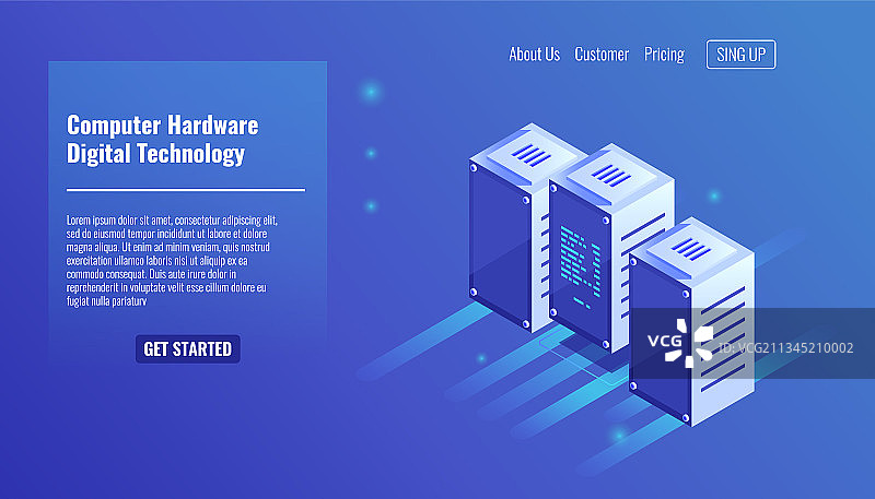 电脑硬件服务器机房机架数字设备图片素材