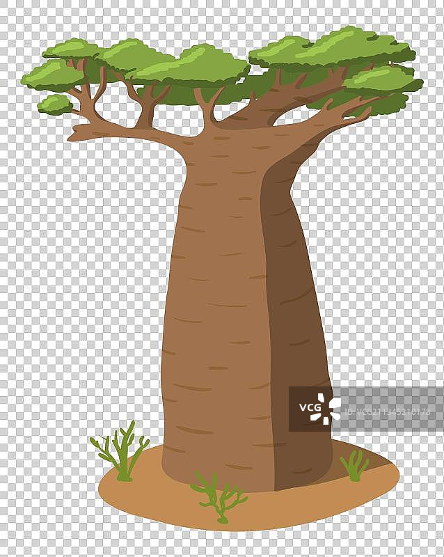 面包树手绘免扣图片图片素材