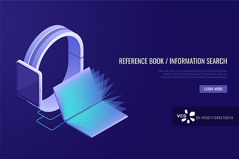 手机在线图书馆电子书图片素材