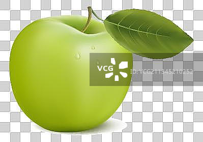 一个青苹果图片素材