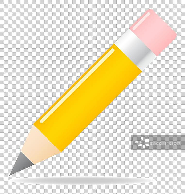 铅笔卡通高清png免抠元素图片素材