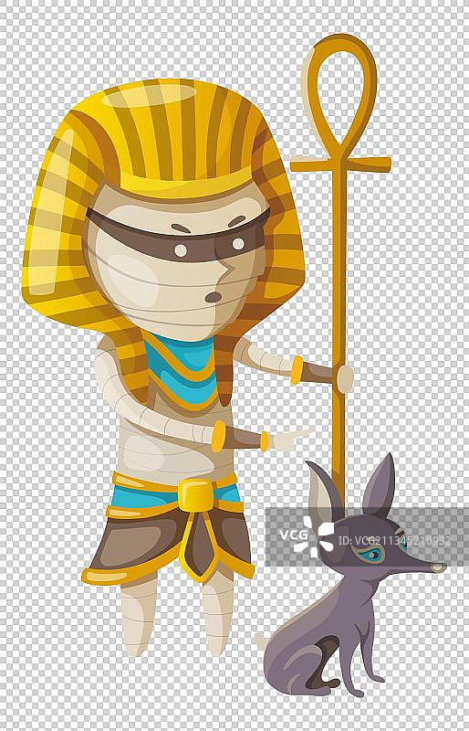 卡通埃及人物图片素材