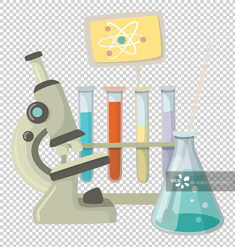 卡通实验器材图片素材