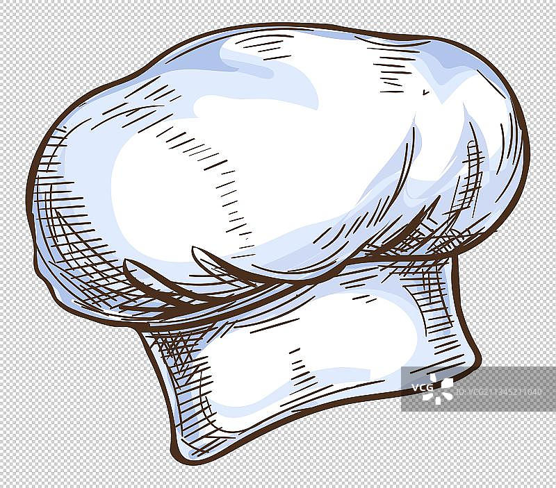 手绘卡通厨师帽图片素材