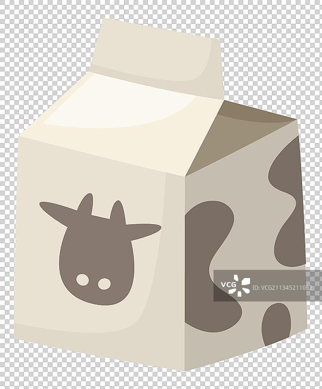 牛图案纯牛奶图片素材