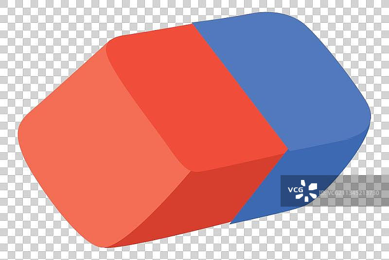 卡通橡皮擦插画图片素材