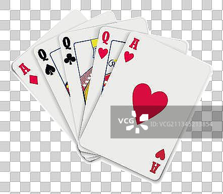 扑克牌纸牌元素图片素材