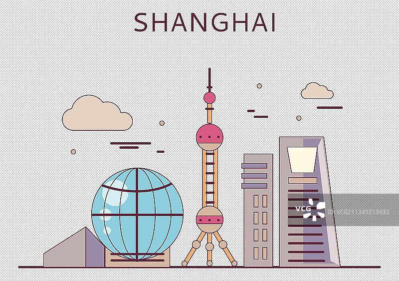 上海地标东方明珠塔图片素材