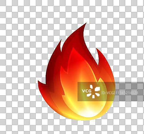 火焰插画图片素材