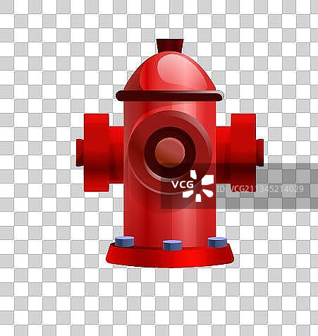 红色消防栓插画图片素材