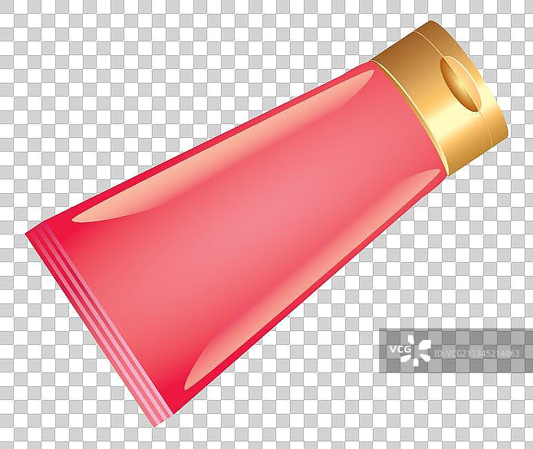 粉色洗面奶插画图片素材