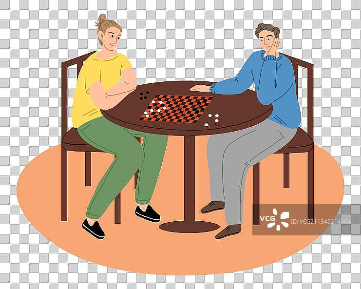 下棋卡通高清png免抠元素图片素材
