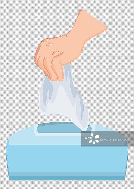 抽纸卡通高清png免抠元素图片素材