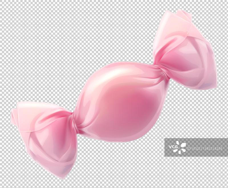 粉红糖果元素图片素材