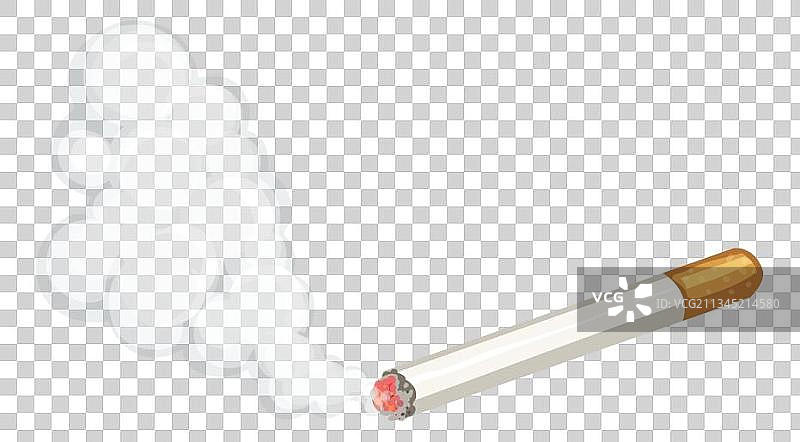 手绘白色香烟图片素材