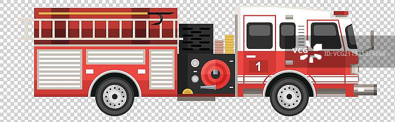 消防救援汽车图片素材