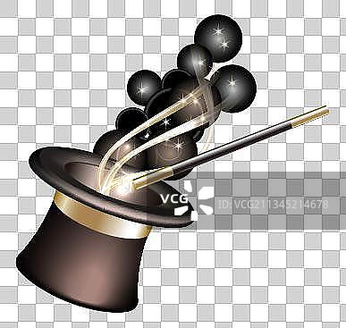 卡通魔术帽免抠素材图片素材