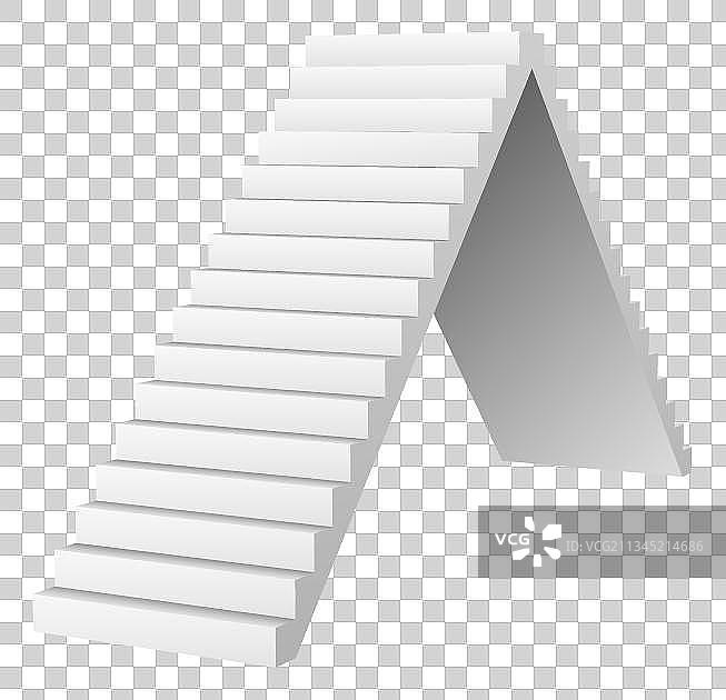 白色上下楼梯图片素材