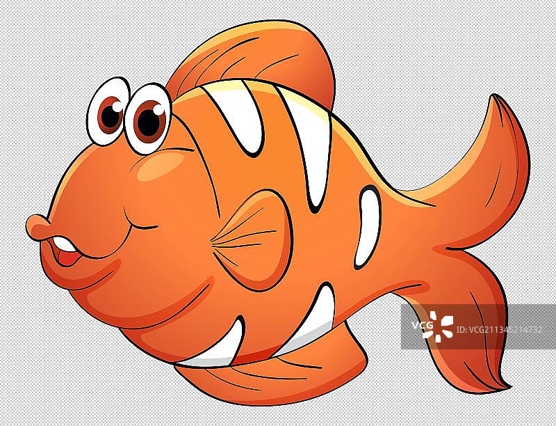 橙色金鱼免抠元素图片素材
