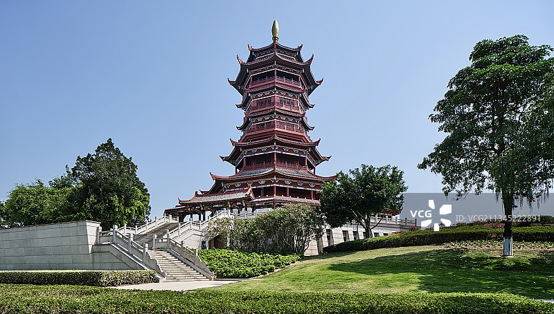 厦门园博园园博苑杏林阁图片素材