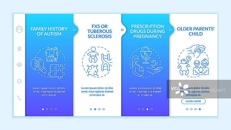 自闭症风险因素入职模板图片素材