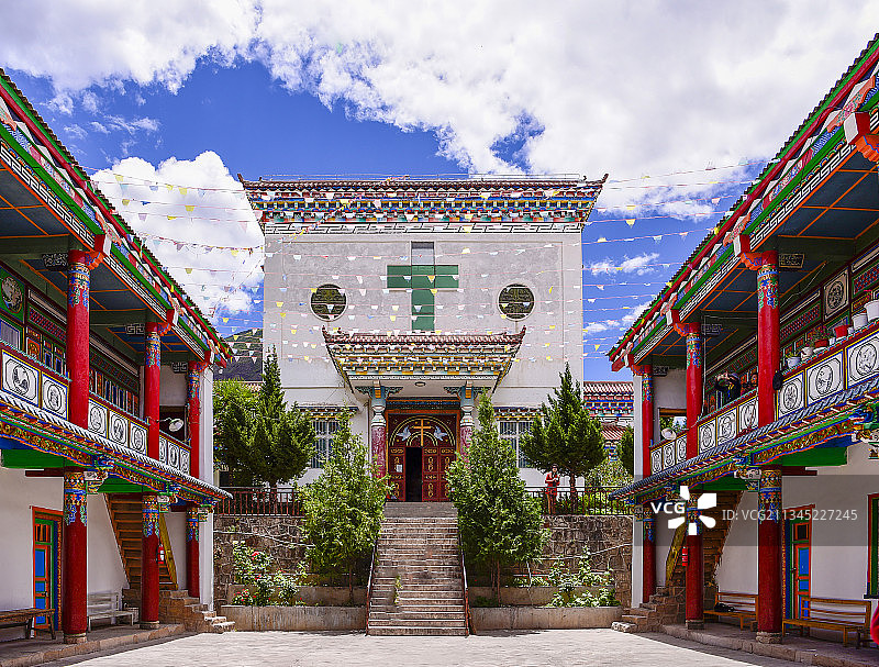 藏式教堂图片素材