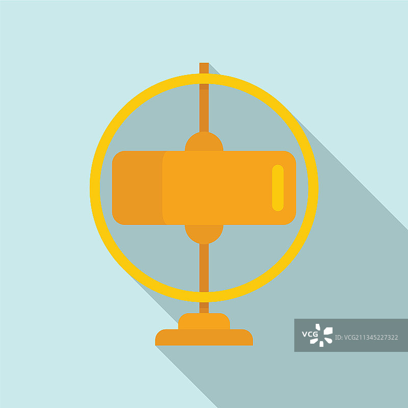 陀螺仪支架图标扁平传感器动量设计图片素材