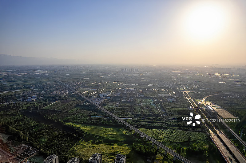 西安沣西新城图片素材