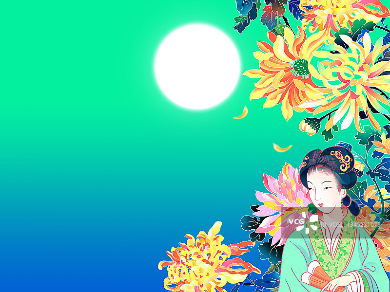 大美中秋图片素材