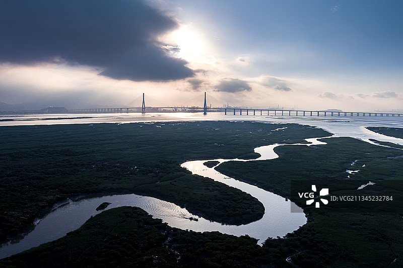 旭日初升图片素材