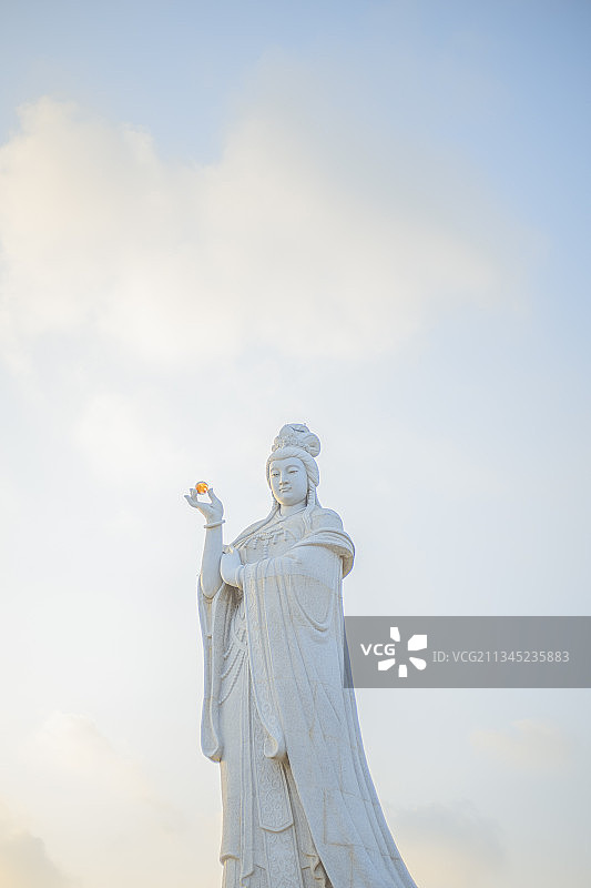 海上和平女神 湄洲岛 妈祖图片素材